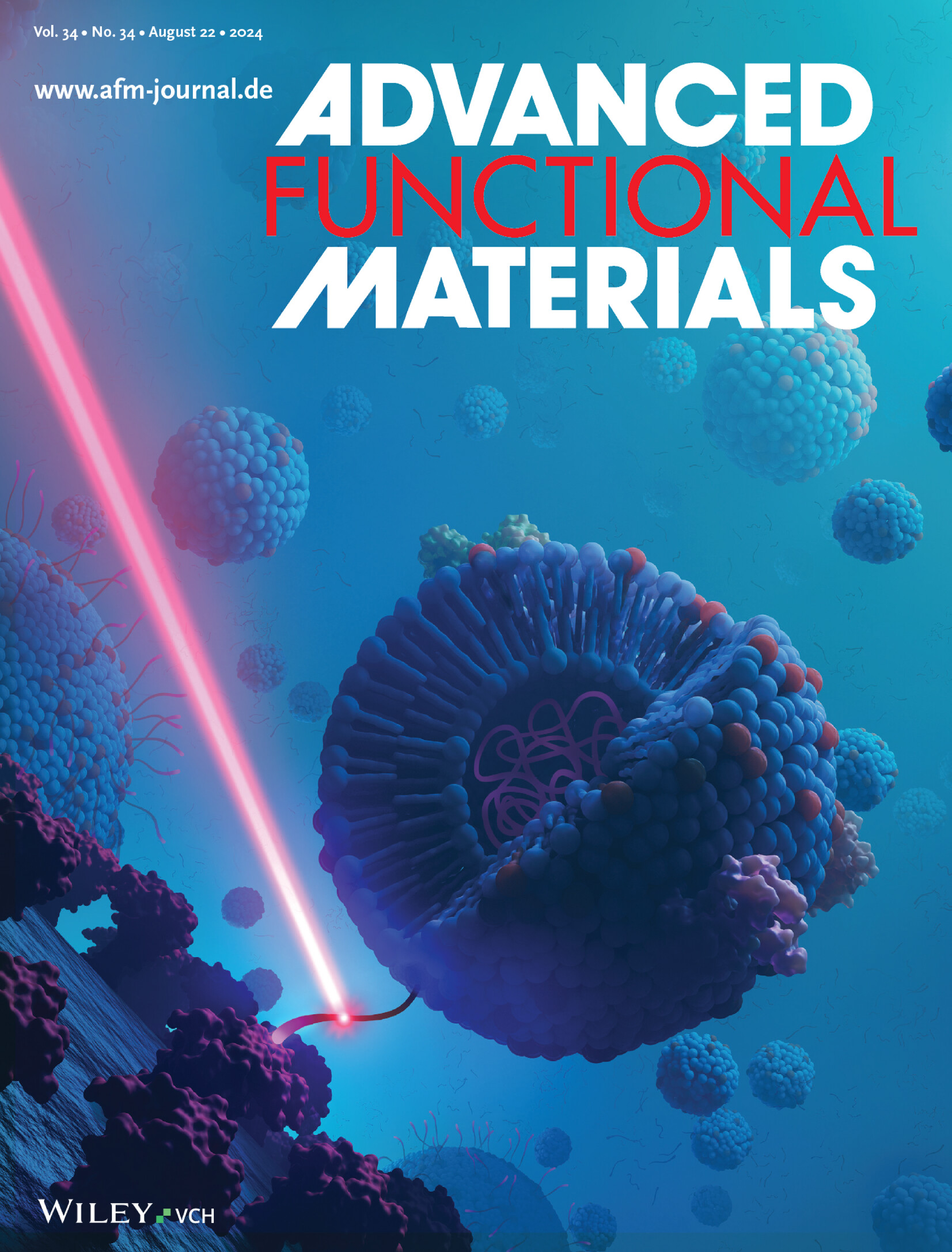 Journal cover featuring Jonathan Weerakkody’s publication on Photosensitive nanoprobes for rapid high purity isolation and size-specific enrichment of synthetic and extracellular vesicle subpopulations.